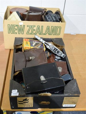 Lot 1168 - Various Cine Cameras including Paillard Bolex 8SL (boxed) and others (in two boxes)