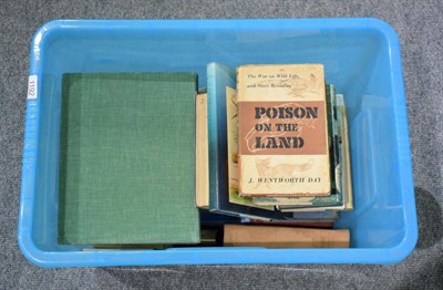Lot 1192 - A large box of books relating to birds and natural history including Buxton, Fisherman...
