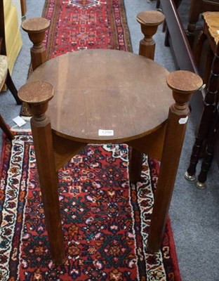 Lot 1298 - An Arts & Crafts side table in the manner of G M Ellswood