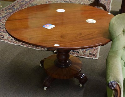 Lot 1426 - A Regency mahogany breakfast table, with circular top