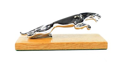 Lot 34 - A Jaguar Leaping Cat Polished Chrome Car Mascot, 19cm long