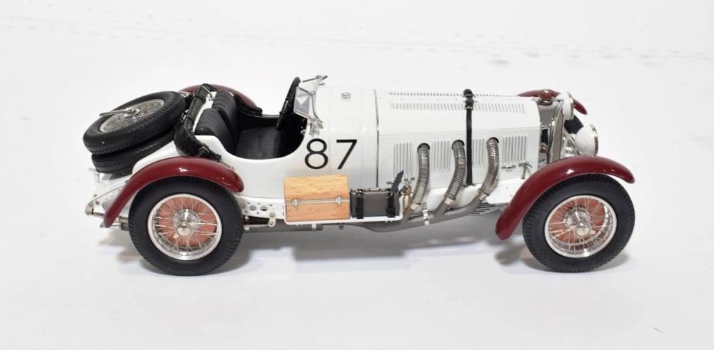 Lot 41 - CMC Mercedes-Benz SSKL 1:18 scale model, Mille Miglia 1931 (E box G)