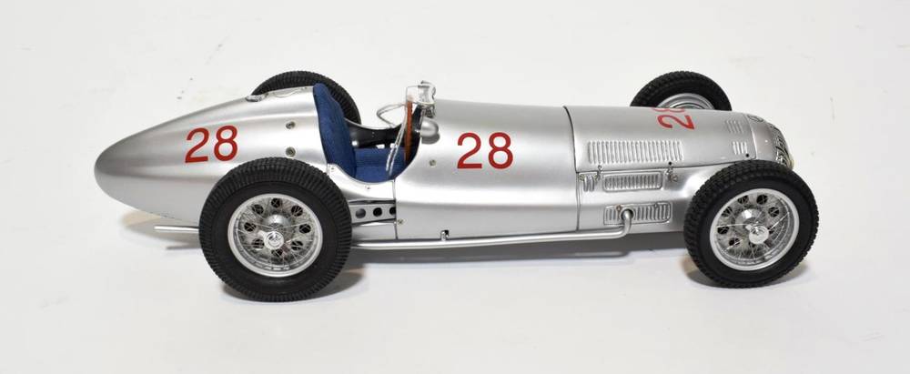 Lot 43 - CMC Mercedes-Benz W154 (1934) 1:18 scale model, Der Grosse Sieger von Frankreich (E box G)