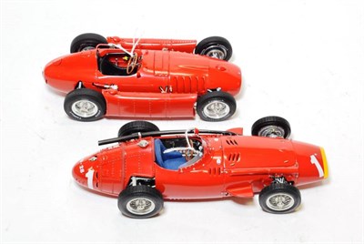 Lot 62 - CMC Maserati 250F (1957) (E box E) together with Lancia D50 (1955) no decals (E) (2)