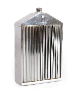 Lot 118 - Rolls-Royce Interest: Ruddspeed Ltd: A Chrome Decanter, as a Rolls-Royce radiator grille with screw