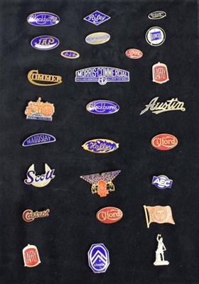 Lot 219 - Twenty-Six Assorted Lapel Badges, to include Blackburne, Riley, Brough Superior, Jap Motors,...