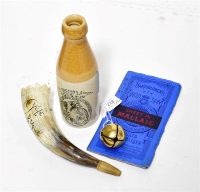 Lot 228 - Veteran Cycling Memorabilia, to include a stoneware beer bottle The Doctor's Stout bottled by...