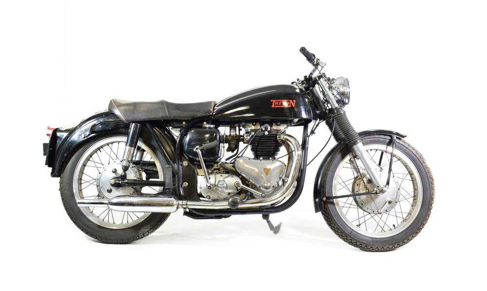 Lot 253 - Triton Motorcycle Registration Number: BWE 98H First Registered: 20.10.1969 Engine Size: 650cc...
