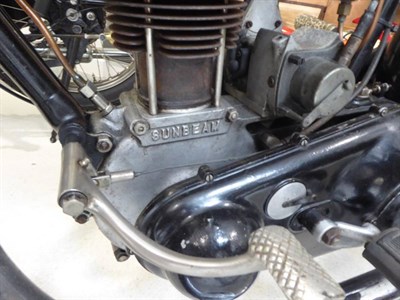 Lot 258 - ^ Sunbeam Model 8. OHV Registration Number: SV 6060 First Registered: 11-09-1928 Engine Size: 350cc
