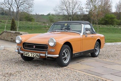 Lot 271 - MG Midget MK.3  Registration number: SVG 722N First Registered: 28-08-1974 Engine Size: 1275cc...