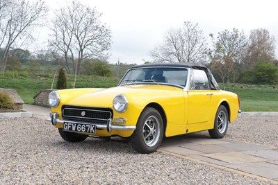 Lot 272 - MG Midget  Registration Number: GFW 667K Mileage: TBC  First Registered: 23-06-1972 Engine...