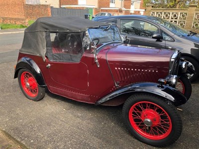 Lot 282 - Austin Seven AEW Sports Special Registration number: YVS573 First Registered: 1936 Engine Size:...