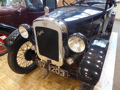Lot 284 - 1929 Austin Seven 'Chummy' Tourer  Registration Number: SV 9203 First Registered:15-07-1929...