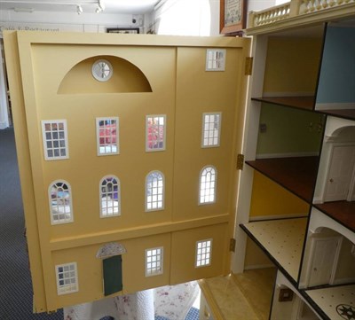 Lot 2013 - Large Modern Dolls House Designed by Christopher Cobb for the Singing Tree, London 1999, with...