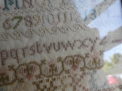 Lot 2065 - 19th Century Sampler, Worked By Ann Tomlinson, Dated 1812, the upper worked with an alphabet...