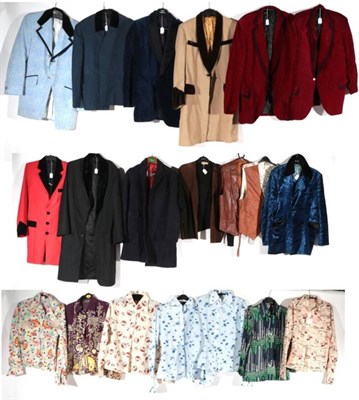 Lot 2143 - Assorted Circa 1950s and Later Gentlemen's Evening Jackets, Shirts and Separates, comprising a...