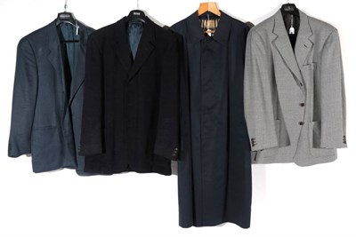 Lot 2162 - Modern Gentlemen's Clothing including a Giorgio Armani navy blazer; Dunhill navy blue light...