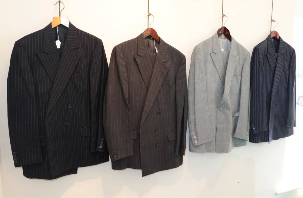 Lot 2169 - Modern Blades of Saville Row Gentlemen's Double Breasted Suits, comprising a Prince of Wales...