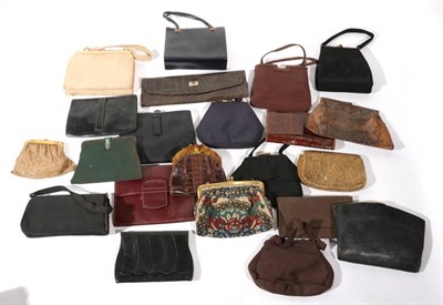 Lot 2210 - Assorted Circa 1930s and Later Day and Evening Bags, including two Corde bags, Waldybag,...