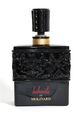 Lot 2238 - Habanita de Molinard Advertising Display Dummy Factice, the black bottle embossed with a freize...