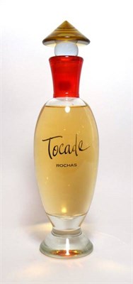Lot 2262 - Rochas Tocade Advertising Display Dummy Factice, the large shaped glass bottle with red glass...