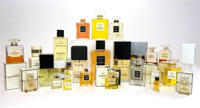 Lot 2282 - Group of Assorted Chanel Factice and Perfume Bottles, a mixture of mainly advertising display dummy