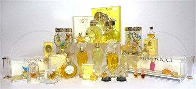 Lot 2285 - Group of Assorted Nina Ricci Factice and Perfume Bottles, a mixture of advertising display...