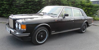 Lot 291 - Bentley Mulsanne  Registration Number: B13 TMH Mileage: 81,155 First Registered: 01-08-1990...