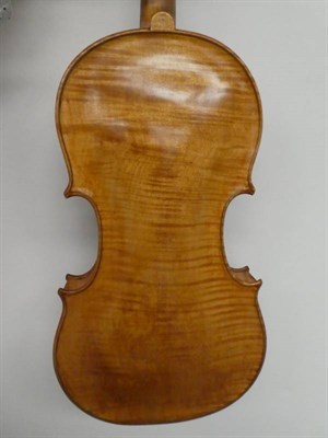 Lot 3006 - Violin 14 1/8'' one piece back, with label 'Joannes Baptista Guadagnini Cremonisis Fecit Taurini C.