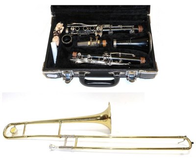 Lot 3013 - Clarinet Buffet Cramp Evette no.119115, stamped 'Made is Germany', cased with mouthpiece and...