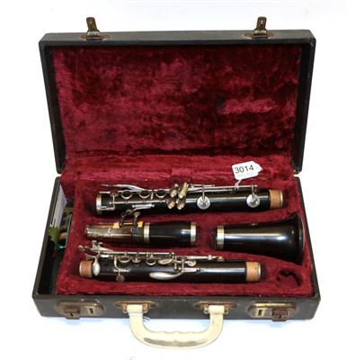 Lot 3014 - Clarinet By Boosey & Hawkes top joint stamped 'Boosey & Hawkes', bell stamped ' Boosey & Hawkes...