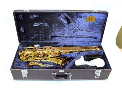 Lot 3021 - Yamaha Bb Tenor Saxophone, model YTS-62, serial no 005586, in lacquer with engraving to bell...