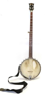 Lot 3042 - Gibson RB-175 Long Neck 5-String Banjo no. 183514, open back with 11'' head in manufacturers...