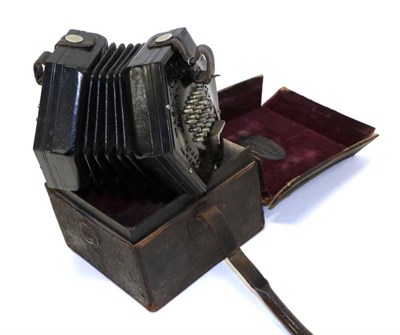 Lot 3047A - Concertina By Lachenal & Co (London) no.52933 48 button, English system 6 1/4'' width, in...