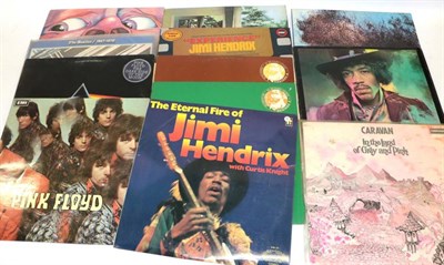 Lot 3054 - Various Records Caravan - In the Land of Grey and Pink; Jimi Hendrix - Electric Ladyland, The...