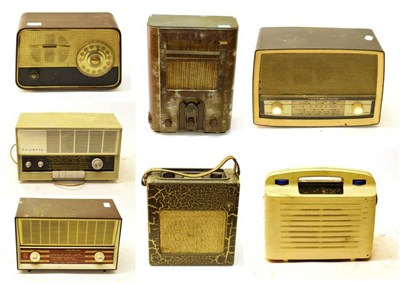 Lot 3060 - Ferranti 1015 Radio; Philetta; Botherton 'handbag' set; Ultra FM950; Philips BA4678; McMichael 463