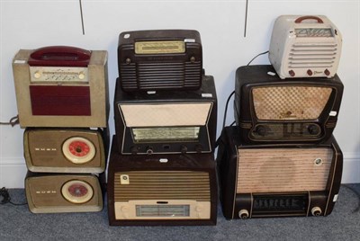 Lot 3087 - Mainly Bakelite Radios including a Stern Super 675; Ultra ST106A; Bush DAC70; Bush VHF90A;...