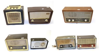 Lot 3121 - Stella ST239U Radio; one of the last Philips valve sets to be made with three bands with red...