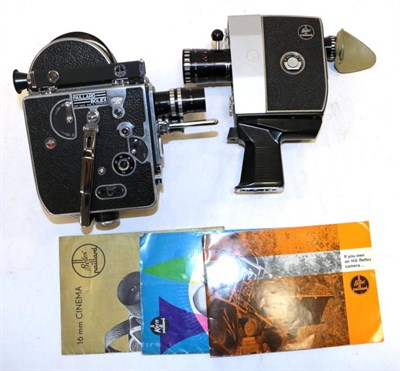 Lot 3178 - Bolex H8 Cine Camera with Dallmeyer f1.9 lens and a Kernyar 13mm and instruction book together with