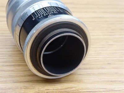 Lot 3182 - Dallmeyer Dallac f2 85mm Lens no.494608, screw fit