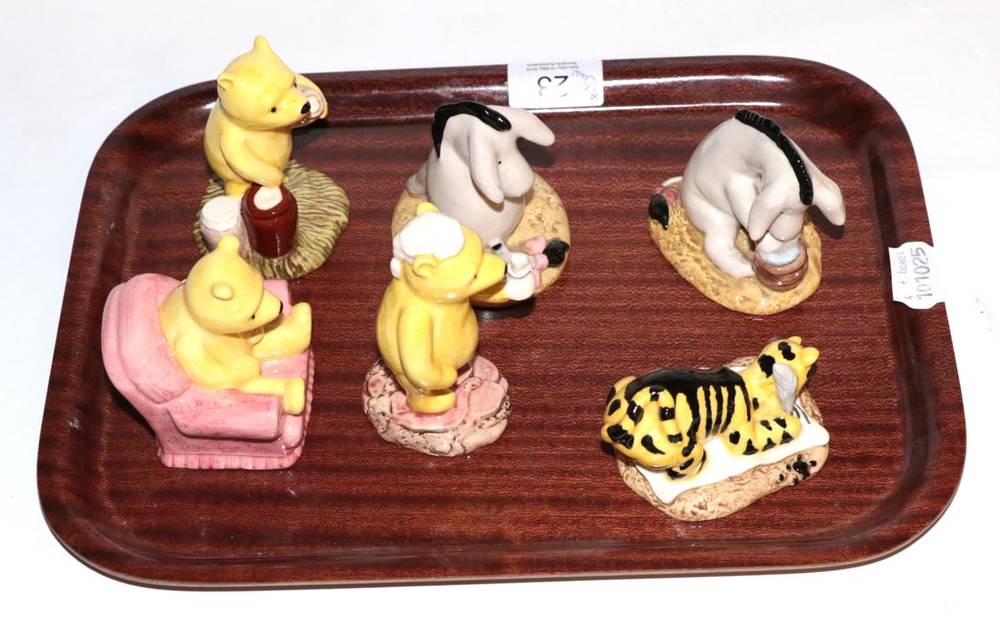 Lot 23 - Royal Doulton The Winnie-the-Pooh collection figurines including ''Pooh Catching the...