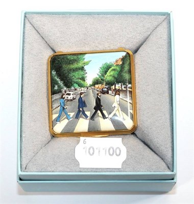 Lot 284 - A Halcyon Days enamel box The Beatles, Abbey Road 40th Anniversary, numbered 40/250, boxed with...
