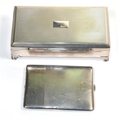 Lot 323 - A 1930 silver cigarette case with various inscriptions relating to visited destinations...