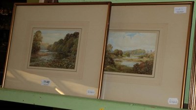 Lot 1148 - A pair of watercolours, both signed R Cresswell Boak, both with back labels inscribed ''The...
