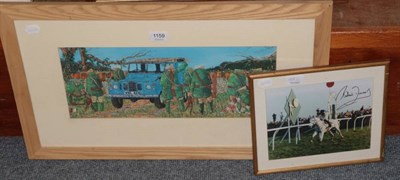 Lot 1159 - Vaughn Limmer (Contemporary) 'A Good Days Shooting', unsigned, labelled to reverse, acrylics...