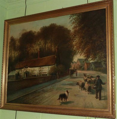 Lot 1206 - Milton Drinkwater (1862-1923) Parkhurst, Chapel Lane, Warrington, signed and dated 1899, oil on...