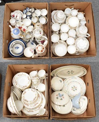 Lot 1257 - A Royal Grafton Salisbury pattern dinner and tea service; a Wedgwood dinner service; and...
