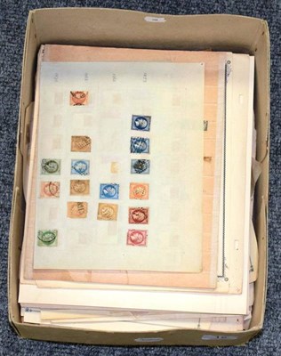Lot 15 - Europe - Range of countries on leaves. Mostly earlies including Spain and colonies, France and...