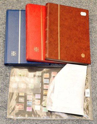 Lot 59 - GB in 3 stockbooks and loose. Includes a fine large stockbook with u.m. blocks of pre decimal...