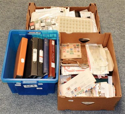 Lot 95 - Worldwide Sorter - Stamps, Covers and Ephemera in 3 large boxes - With stamps, covers and ephemera.